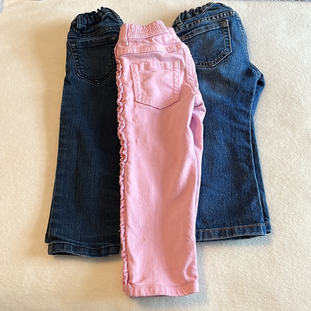 2T trio of jeans.
